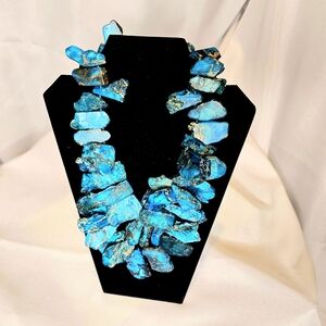 🔥GORGEOUS🔥 Blue Agat Stone Necklace